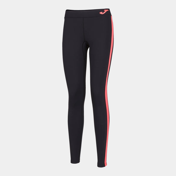 Joma Long Mesh Leggings (Junior) - Black Fluorescent Coral