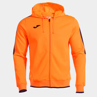 Joma Olimpiada Zip-up Hoodie (Adult) - Orange Black