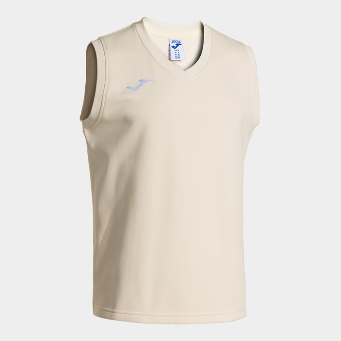 Joma Cricket Sleeveless Jumper (Junior) - White
