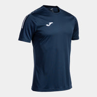 Joma Eco Essential Short Sleeve T-shirt (Adult) - Navy Blue
