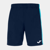 Joma Academy Shorts (Junior) - Fluorescent Turquoise Navy Blue