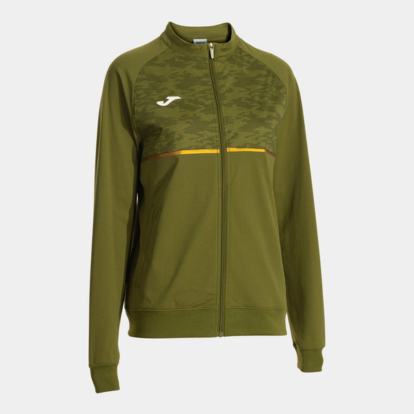 Joma Record III Full Zip Sweatshirt Mx (Junior) - Khaki