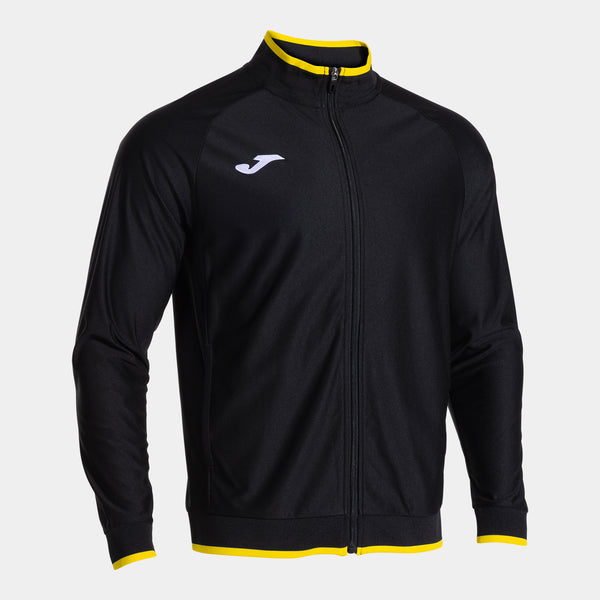 Joma Victory II Full Zip Sweatshirt (Junior) - Black Yellow