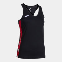 Joma Olimpiada Tank Top (Adult) - Black Red