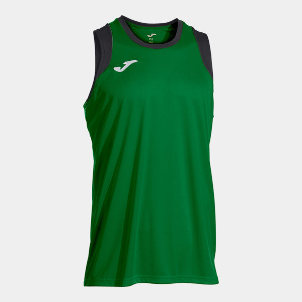 Joma Final Basket III Sleeveless Shirt (Adult) - Green Black