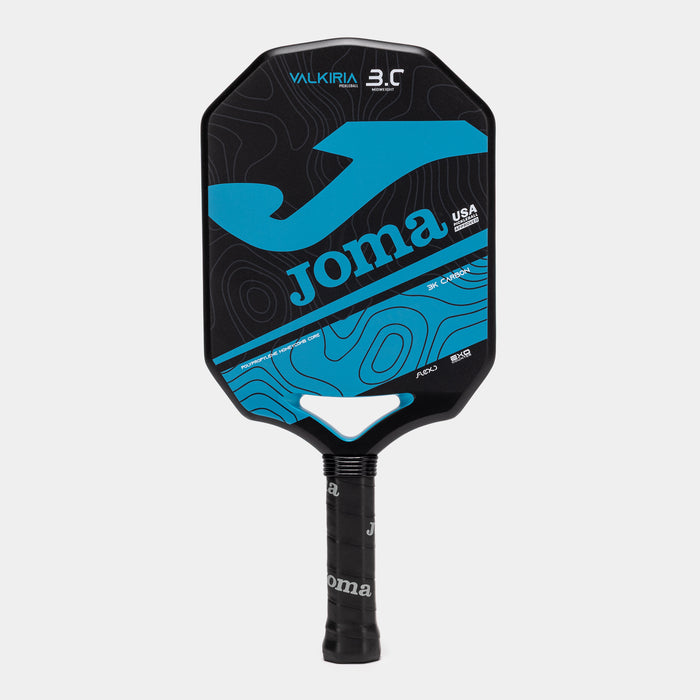 Joma Valkiria 3.0 Pickleball Racket - Black Turquoise