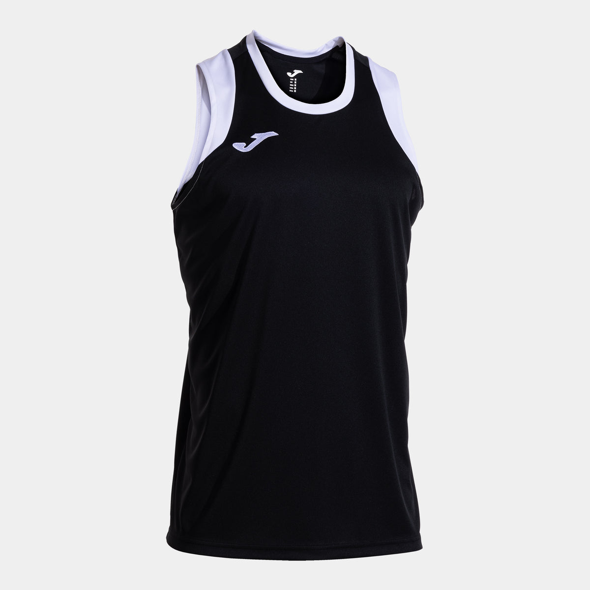 Joma Final Basket II Sleeveless Shirt (Adult) - Black White