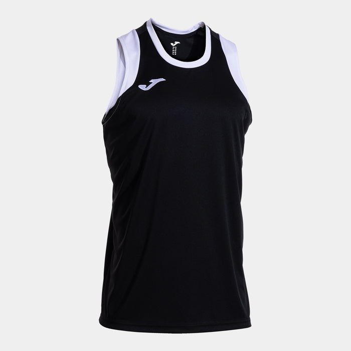 Joma Final Basket II Sleeveless Shirt (Adult) - Black White