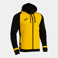 Joma Phoenix III Zip-up Hoodie (Adult) - Yellow Black