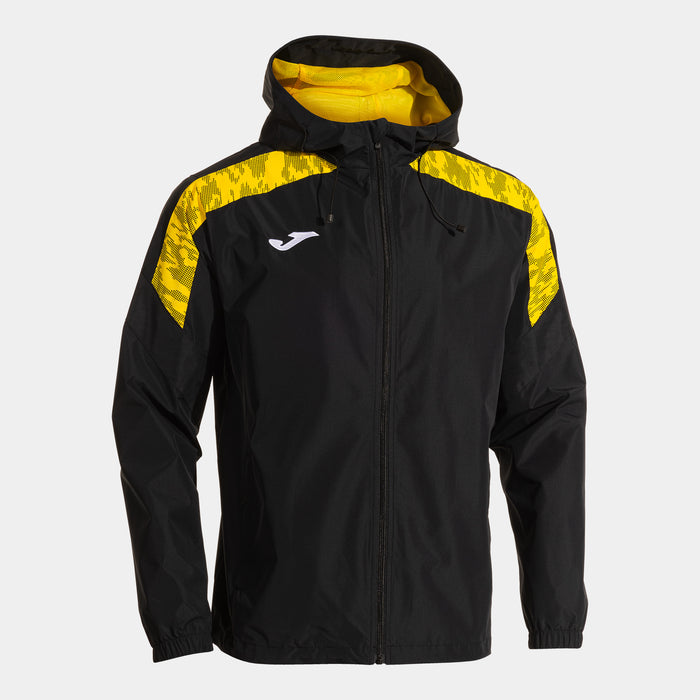 Joma Champions VIII Raincoat (Adult) - Black Yellow