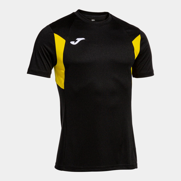 Joma Winner III Short Sleeve T-shirt (Adult) - Black Yellow