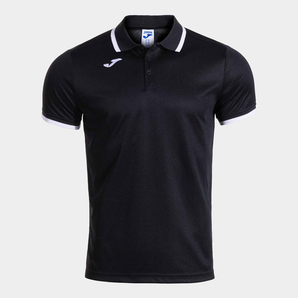 Joma Combi Premium Short Sleeve Polo (Adult) - Black White