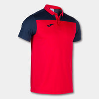 Joma Combi Polo Shirt S/s (Adult) - Navy Blue Red