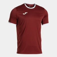 Joma Combi Premium Short Sleeve T-shirt (Adult) - Burgundy White
