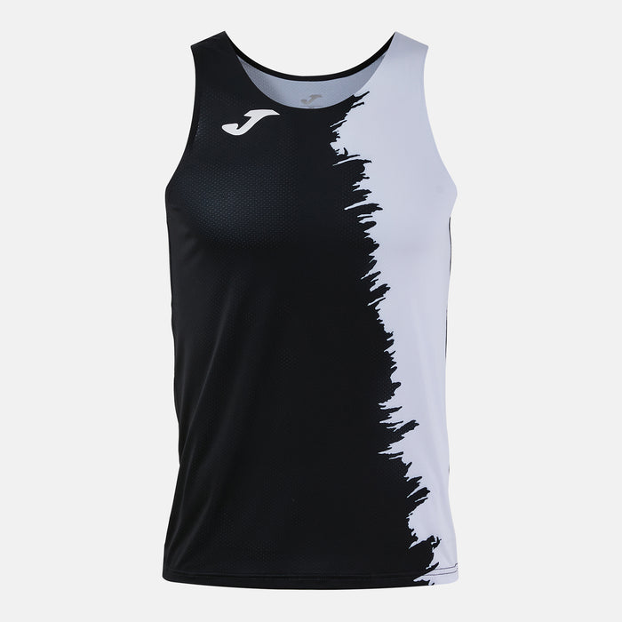 Joma City III Tank Top (Adult) - Black White