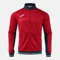 Joma Vintage Eco Retro Full Zip Sweatshirt (Junior) - Dark Navy Red