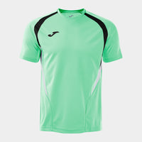 Joma T-championship Short Sleeve T-shirt (Junior) - Light Green Black