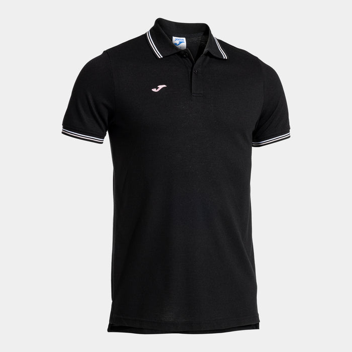 Joma Confort Classic Short Sleeve Polo (Junior) - Black Pink
