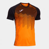 Joma Tiger VI Short Sleeve T-shirt (Adult) - Orange Black