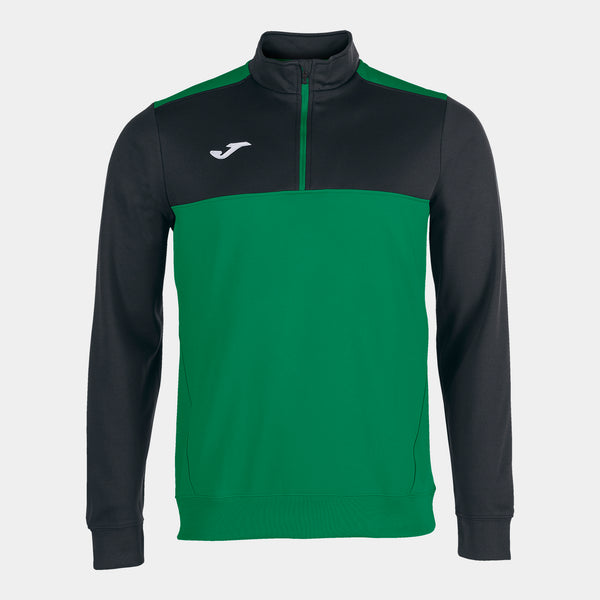 Joma Sweatshirt Zip Winner (Adult) - Green Black