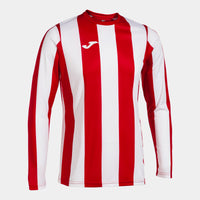 Joma Inter III Long Sleeve T-shirt (Adult) - Red White