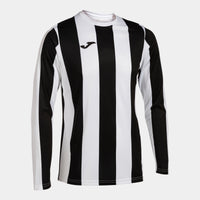 Joma Inter III Long Sleeve T-shirt (Adult) - White Black