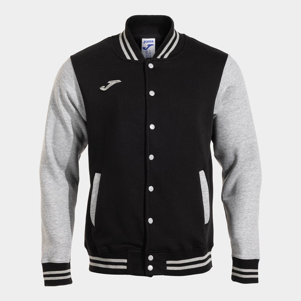 Joma Combi Full Zip Sweatshirt (Junior) - Black Gray