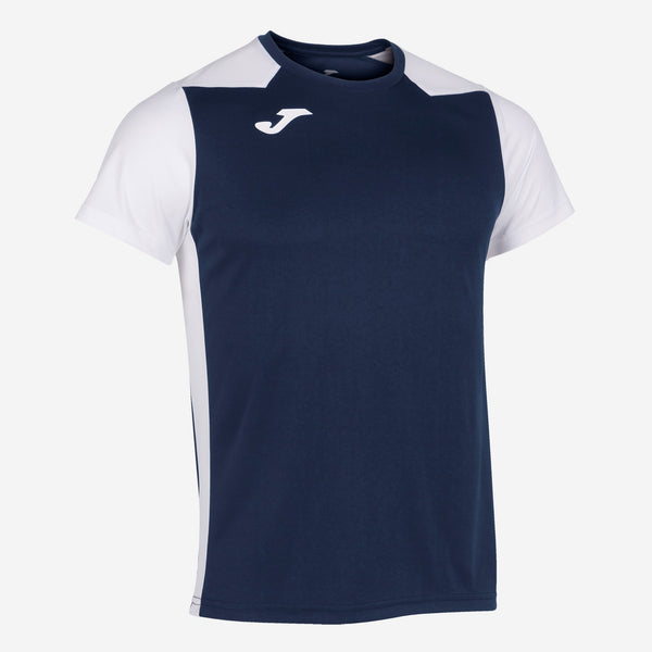 Joma Record II Short Sleeve T-shirt (Junior) - Navy Blue White