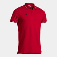 Joma Confort Classic Short Sleeve Polo (Junior) - Navy Blue Red