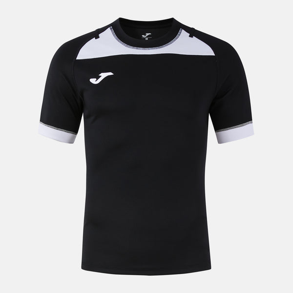 Joma Phoenix III Short Sleeve T-shirt - Black White