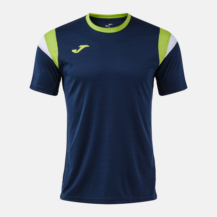 Joma Terra Short Sleeve T-shirt (Adult) - Dark Navy Lime
