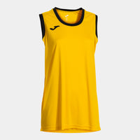Joma Final Basket II Sleeveless Shirt (Junior) - Yellow Black