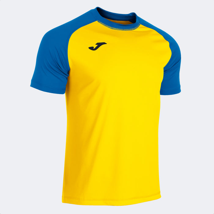 Joma Teamwork Short Sleeve T-shirt (Adult) - Royal Blue Yellow