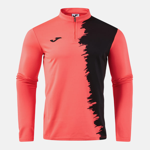 Joma City III Sweatshirt (Adult) - Fluorescent Coral Black