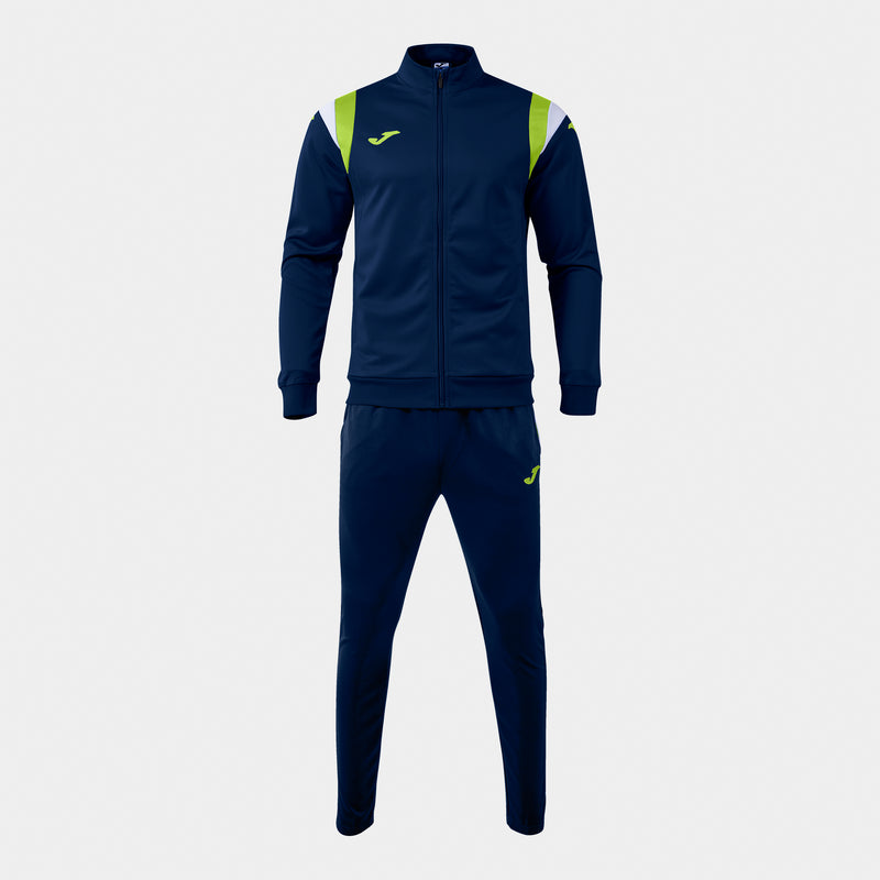 Joma Terra Tracksuit (Adult) - Dark Navy Lime