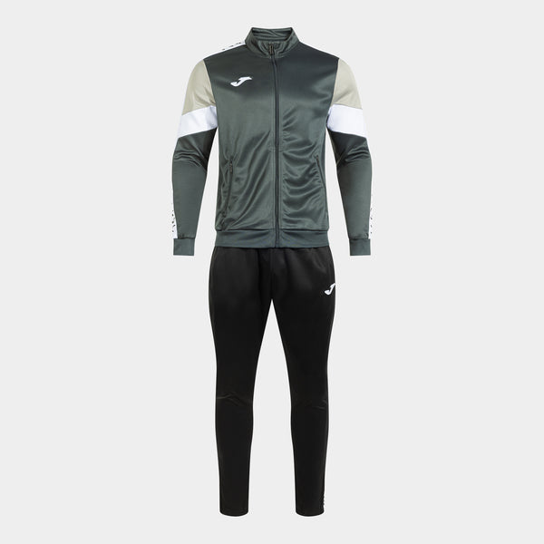 Joma Icono Street Tracksuit (Junior) - Dark Gray Black