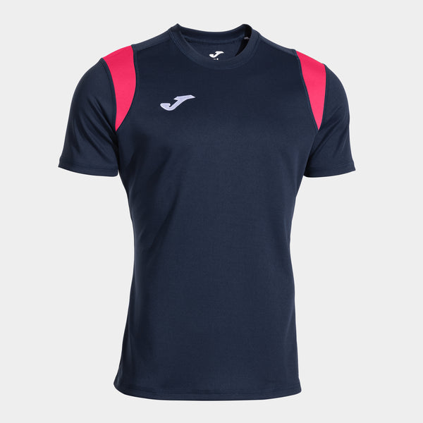 Joma Stimulus Short Sleeve T-shirt (Adult) - Navy Blue Pink