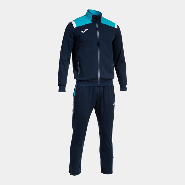 Joma Toledo Tracksuit (Adult) - Fluorescent Turquoise Navy Blue