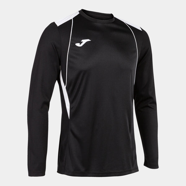 Joma Championship VII Long Sleeve T-shirt (Junior) - Black White