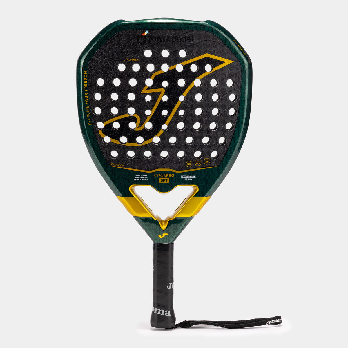 Joma Hyper Pro Sft Paddle Racket - Green Black