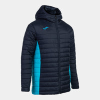 Joma Urban V Anorak (Junior) - Fluorescent Turquoise Navy Blue