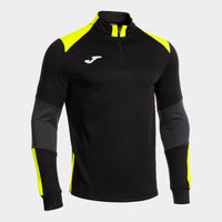 Joma Danubio Sweatshirt (Adult) - Fluorescent Yellow Black