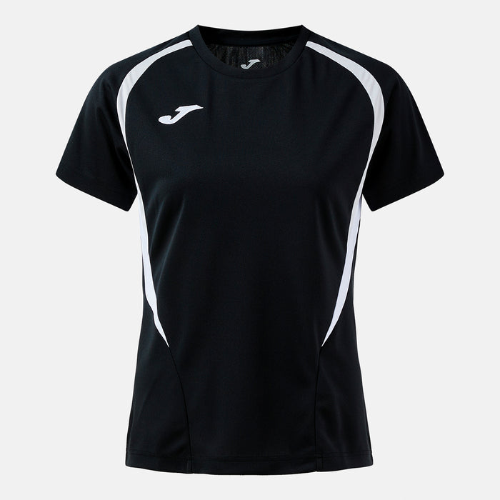 Joma Championship Short Sleeve T-shirt (Adult) - Black Light Gray