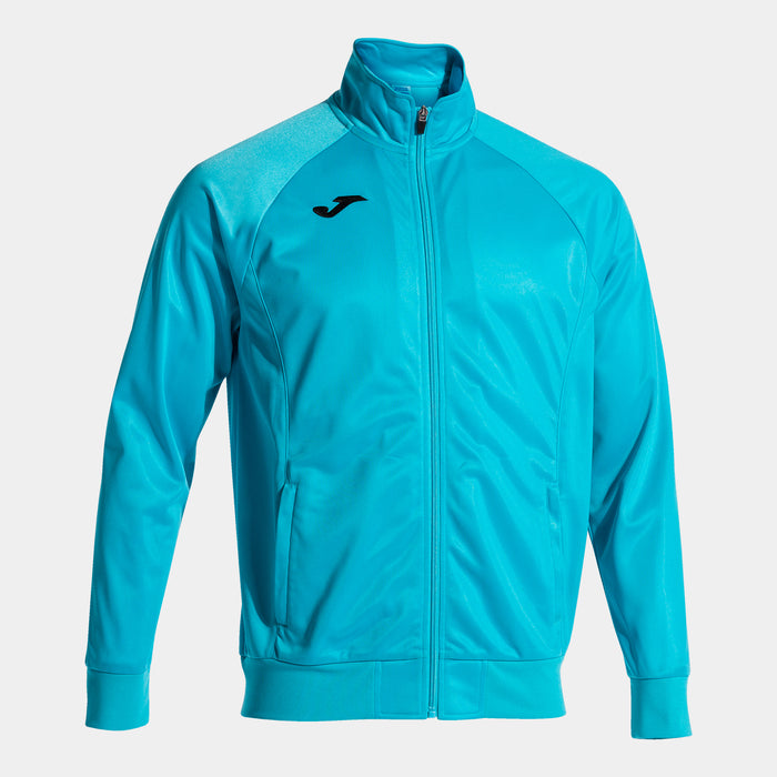 Joma Gala Full Zip Sweatshirt (Adult) - Fluorescent Turquoise