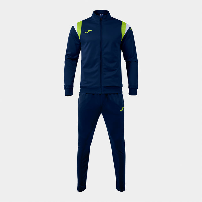 Joma Terra Tracksuit (Junior) - Dark Navy Lime
