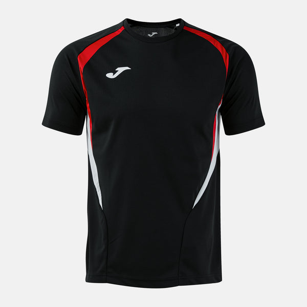 Joma T-championship Short Sleeve T-shirt (Junior) - Black Red