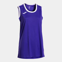 Joma Final Basket II Sleeveless Shirt (Junior) - Violet White