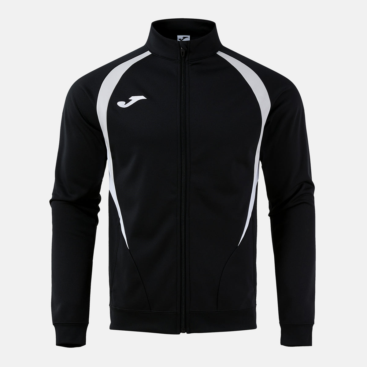Joma Championship Full Zip Sweatshirt (Adult) - Black Gray