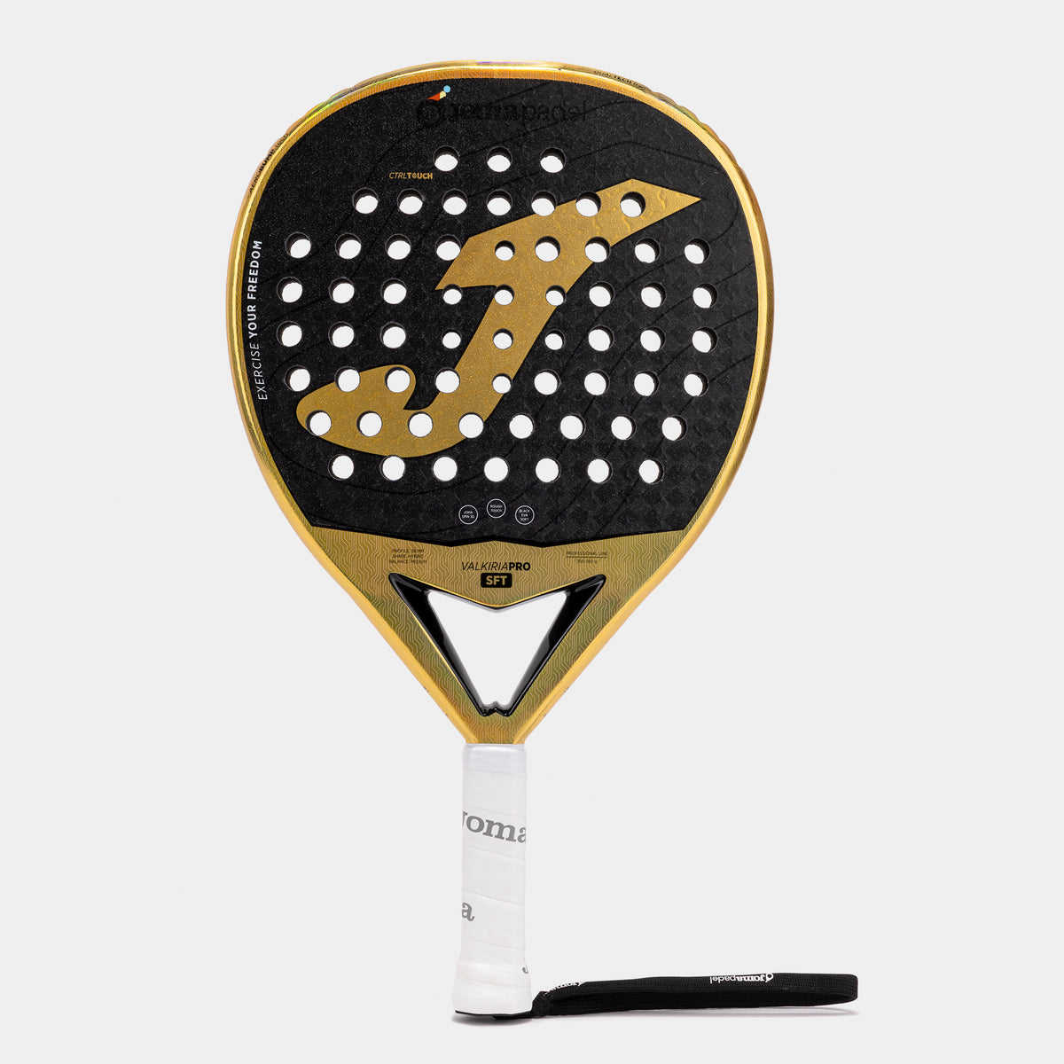 Joma Valkiria Pro Sft Paddle Racket - Black