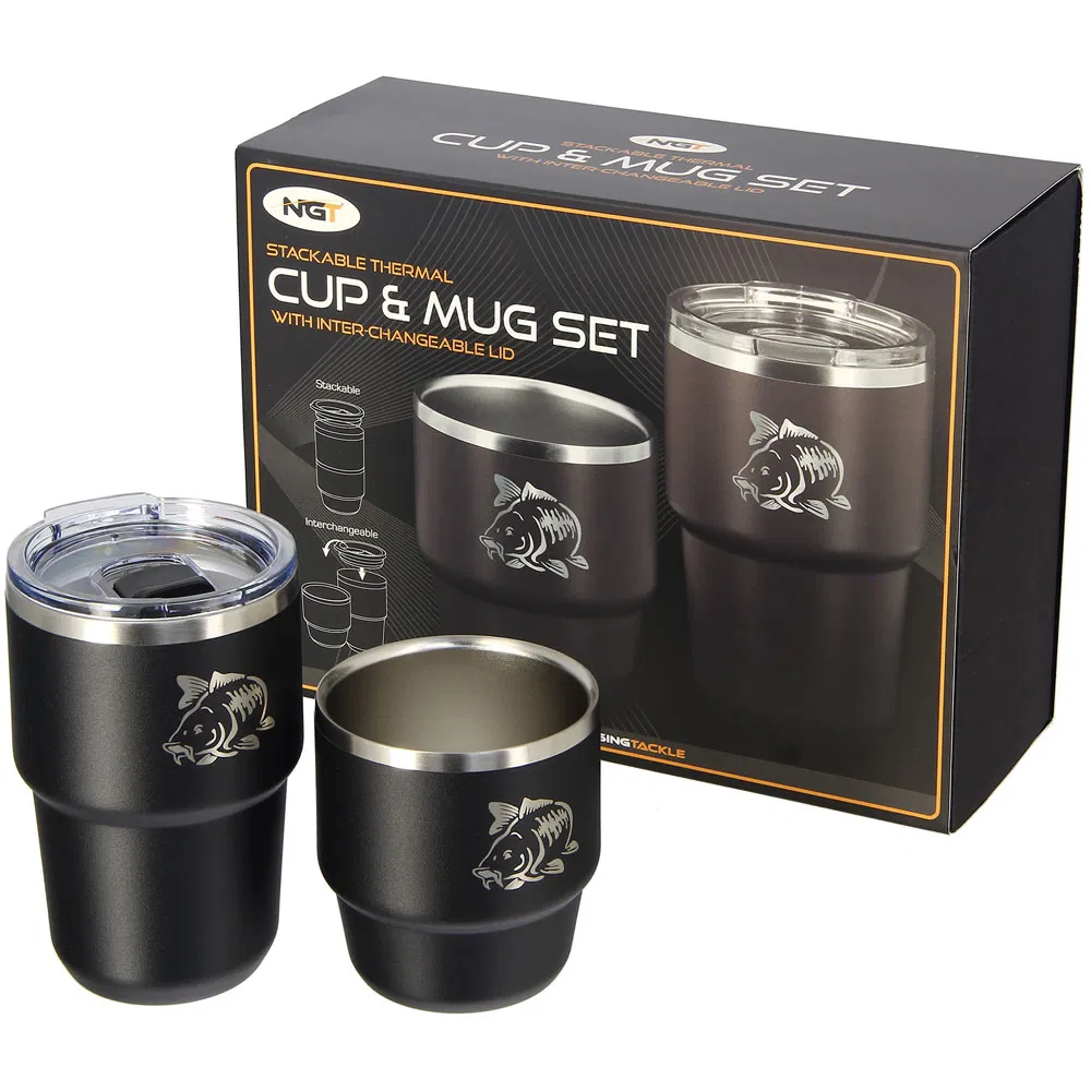 NGT Twin Mug Set - Stackable Outdoor Drink Set